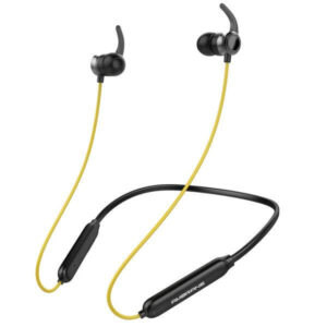 Ambrane ANB-33 Neckband Earphones (Yellow)