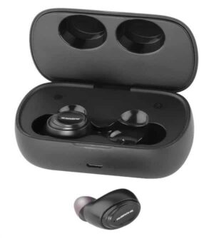 Ambrane ATW-47 are true wireless earphones. These are engineered with best in class acoustic components which produces high bass, incredible sound quality, and crystal clear treble. With its sweat resistant built, stylish design, comfortable and secure fit it is perfectly ideal for daily travellers, gymming , jogging or any other outdoor activity with no distractions. Technical Specifications: Earbuds Bluetooth Version: V5.0 Operation Range: 10 Meters Battery Capacity Earbuds:- 35 mAh each Music / Talk Time: Upto 3 hours (80% Volume) Working Time with Charging Case :- Upto 25 Hours Charging Case at zopic