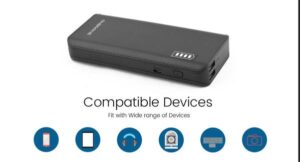 Ambrane Power Bank P-1133 12,500 mAh Lithium-ion (Black)