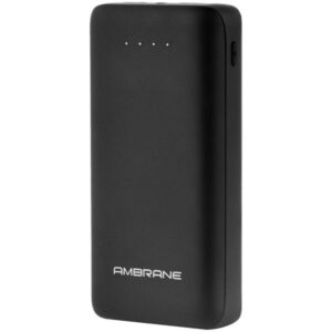 Ambrane 27000mAh Power bank PP-30 Pro,  Li-Polymer with Type C and USB Ports | Fast Charging(Black)