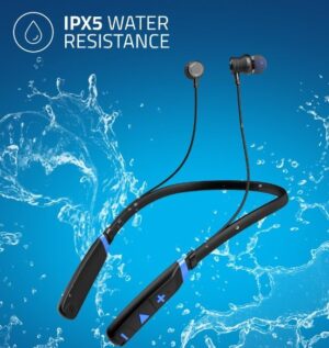 Artis BE910M Sports Bluetooth Wireless Earphone with Stereo Sound Neckband (Black-Blue)
