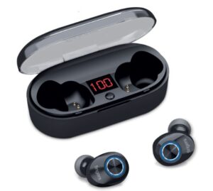 Fingers True Wireless Earbuds | Go-Duet TWS Pods | Amazing 30 Hours Playback Time | (Black)