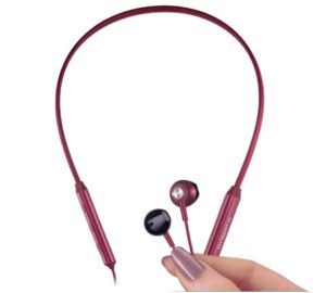 FINGERS Melodica Bluetooth Neckband Earphones (Uniquely Crafted Earbuds | Up to 12 Hours Playback | in-Built Mic)