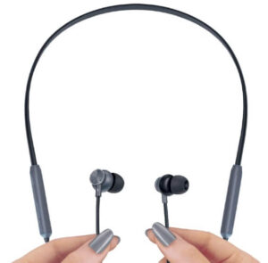 Fingers Wireless Neckband Chic BT 5 | 11 Hours Playback, great sound (Rich Gray)