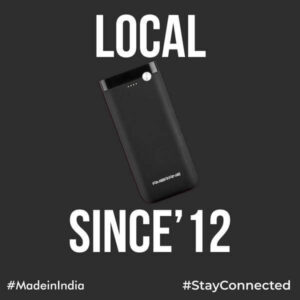 Ambrane Power Bank 20000 mAh | PP-20 Li-Polymer Made In India(Black)
