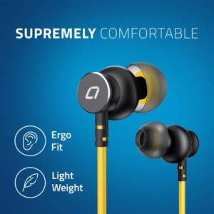 Artis Neckband in-Ear Wireless Bluetooth Earphone Neckband BE310M (Yellow)