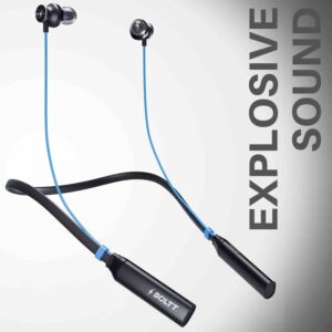 Fire-Boltt Neckband Echo 1000 in-ear HD Sound (Black and Red)