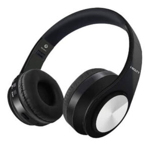 Fire-Boltt Blast 1000 Hi-Fi Stereo Over-Ear Wireless Bluetooth Headphones with Foldable Earmuffs, 20-Hours Playtime & Built-in Mic (Black) EXCEPTIONAL SOUND WITH GREAT BASS: The High-fidelity stereo sound benefits from the 40mm neodymium driver, CSR chip, and the around-ear cushion design which provide a well-closed and immersed environment for your ears. This wireless bluetooth headphone provides immersive Hi-Fi sound with great bass and crystal clear audio. Just lose yourself in the music with this headset! 20H GREAT PLAYTIME: The built-in 600mAh battery in this wireless headphone provides up to 20h music playtime (depending on music volume) in a single charge. GREAT BASS : The 40mm drivers offers a frequency response of 20 - 20KHz and exceptional sound reproduction and wide dynamic range to provide outstanding sound quality DUAL MODE: These Bluetooth wireless Headsets are both Wired and Wireless! For wireless mode, the battery can use 20 hours of music time/talk time in one charge. You can also use it as a wired headset with an audio cable so that the headset will never turn off. BUILT TO STAY COMFORTABLE: The Memory-protein ear cushion simulate human skin texture, ensuring lasting comfort. The stainless steel slider and softly padded headband allows you to find the perfect fit and provides excellent durability COMPATIBLE: Provide a quick and stable connection with your Bluetooth enabled devices like cell phones, tablets, PC within 10m, with a high-quality built-in microphone for hands-free calls. 1 YEAR WARRANTY: Get 1 Year Warranty with this purchase ONLY AVAILABLE WITH AUTHORIZED SELLER - AYR TECH. UNIQUE FOLDABLE DESIGN : The foldable Headband makes it easy to carry around and listen to m at zopic