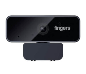 FINGERS 1080 Hi-Res Webcam with Maximum Clarity (Black)