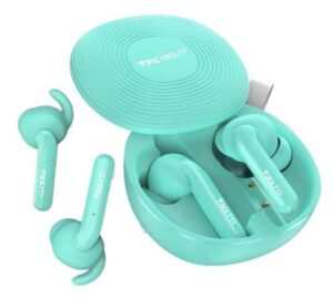 Fire-Boltt Buds 1100 True Wireless Earbuds, Earphones with Voice Assistance, 20 hrs Playtime (Green)