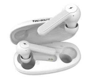 Fire-Boltt Buds 1200 Earbuds True Wireless, Full Smart Touch Control (White)