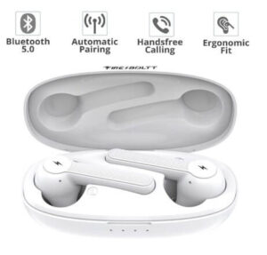 Fire-Boltt Buds 1200 Earbuds True Wireless, Full Smart Touch Control (White)