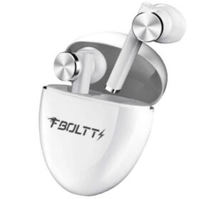 Fire-Boltt Buds 1300 True Wireless Earbuds, Full Smart Touch Control Earphones (White)
