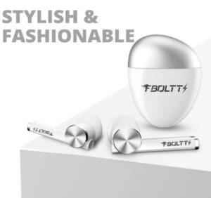 Fire-Boltt Buds 1300 True Wireless Earbuds, Full Smart Touch Control Earphones (White)