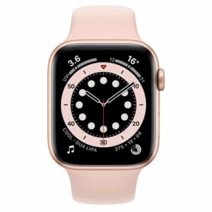 Apple Watch Series 6 (GPS, 44mm) Gold case with Pink Sport Band Smartwatch