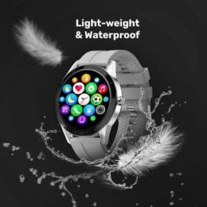 Fire-Boltt Talk Smartwatch Bluetooth Calling 3D HD Display (Grey)