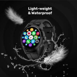 Fire-Boltt Talk Smartwatch Bluetooth Calling 3D HD Display (Black)