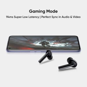 Realme Buds Air Pro Earbudsc (Black) (ANC) TWS, total 25-Hour Playback, noise cancellation up to 35 dB, 3 hrs playback in 10 mins charge,