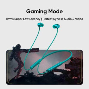 Realme Buds Wireless Pro Neckband with Active Noise Cancellation (ANC) 22 hours of playback time (Green Color , In the Ear)