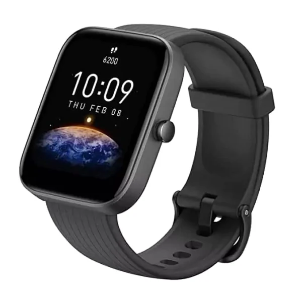 zopic Amazfit Bip 3 Smartwatch with 1.69" Large Color Display, 2 Weeks Battery Life, 5 ATM Water-Resistance, Cricket Data Monitoring, 60 Sports Modes, Super Slim & Light Body zopic