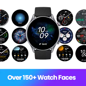 Amazfit GTR 3 Pro Smartwatch with Bluetooth Phone Calls, GPS, WiFi, 12-Day Battery Life, 150 Sports Modes, 1.45”AMOLED Display, Blood Oxygen Heart Rate Tracking | zopic