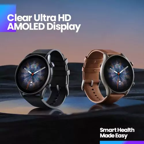 Amazfit GTR 3 Pro Smartwatch with Bluetooth Phone Calls, GPS, WiFi, 12-Day Battery Life, 150 Sports Modes, 1.45”AMOLED Display, Blood Oxygen Heart Rate Tracking | zopic