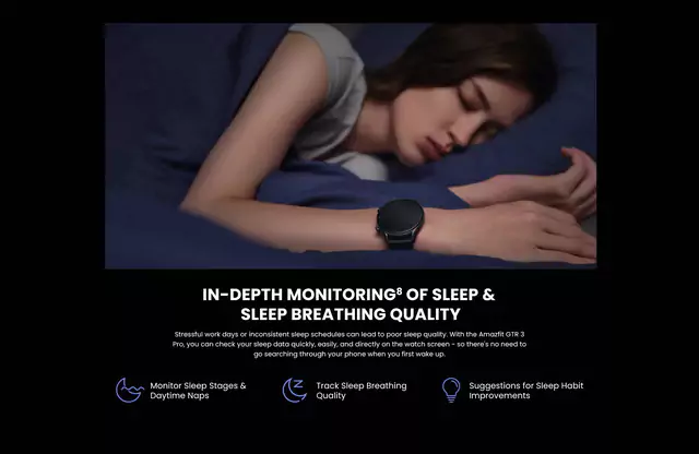 Amazfit GTR 3 Pro Smartwatch with Bluetooth Phone Calls, GPS, WiFi, 12-Day Battery Life, 150 Sports Modes, 1.45”AMOLED Display, Blood Oxygen Heart Rate Tracking | zopic