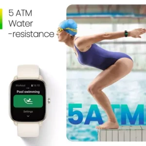 Amazfit GTS 4 Mini Smartwatch Fitness Tracker with 24H Heart Rate Blood Oxygen Monitor, 5 Satellite Positioning, 120+ Sports Modes, 15-day Battery Life