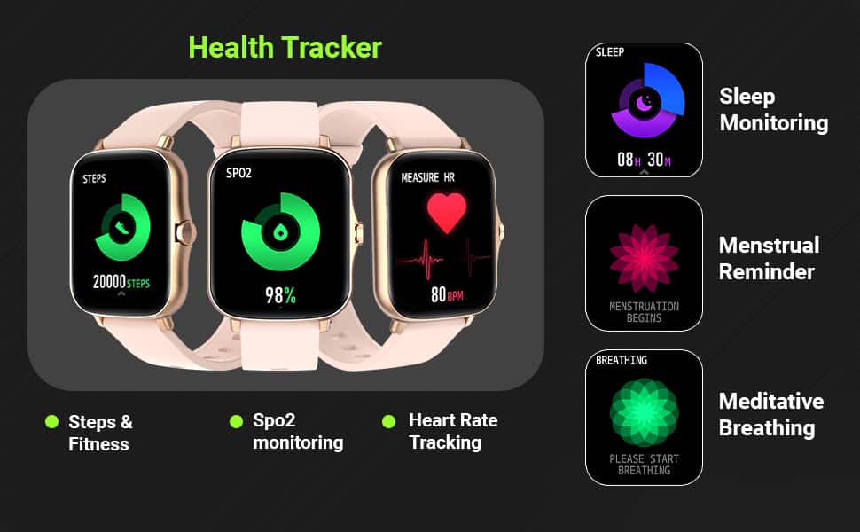 zopic Fire-Boltt smartwatch Beast Pro Bluetooth Calling 1.69” (4.29cm) with Voice Assistance, Local Music, Voice Recorder, Spo2 Full HD Touch Smartwatch with TWS Pairing