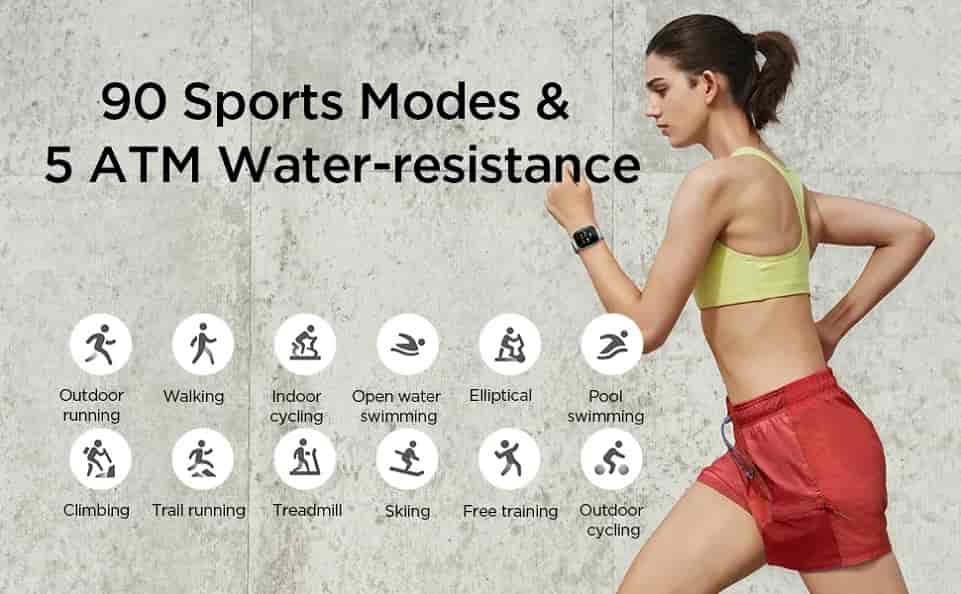 zopic Amazfit GTS 2 Smartwatch, 1.65" AMOLED Display, Built-in Alexa, Built-in GPS, SpO2 & Stress Monitor, Bluetooth Phone Calls, 3GB Music Storage, 90 Sports Modes | zopic