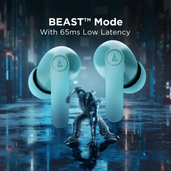 zopic boAt Newly Launched Airdopes 121 PRO True Wireless Earbuds with boAt Signature Sound, Quad Mic ENx™, Beast™ Mode for Gaming, 40H Playtime, IWP™, IPX4, Battery Indicator zopic