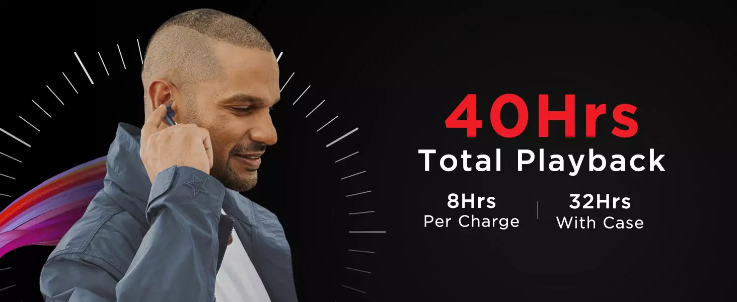 zopic boAt Newly Launched Airdopes 121 PRO True Wireless Earbuds with boAt Signature Sound, Quad Mic ENx™, Beast™ Mode for Gaming, 40H Playtime, IWP™, IPX4, Battery Indicator zopic