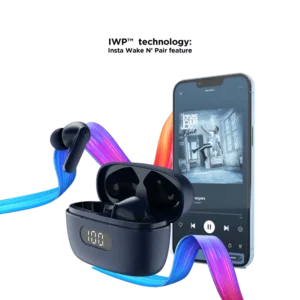 boAt Airdopes 121 PRO True Wireless Earbuds Earphones with boAt Signature Sound, Quad Mic ENx™, Beast™ Mode for Gaming, 40H Playtime, IWP™, IPX4, Battery Indicator
