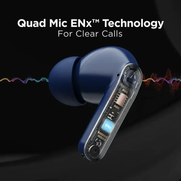 zopic boAt Newly Launched Airdopes 121 PRO True Wireless Earbuds with boAt Signature Sound, Quad Mic ENx™, Beast™ Mode for Gaming, 40H Playtime, IWP™, IPX4, Battery Indicator zopic