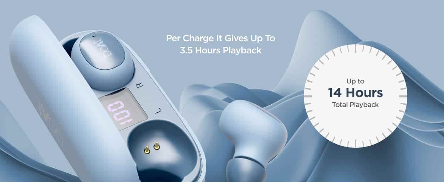zopic Boat Airdopes 121V2 Bluetooth Truly Wireless in Ear Earbuds with Mic with Upto 14 Hours Playback, Lightweight 8Mm Drivers, Led Indicators and Multifunction Controls earphones