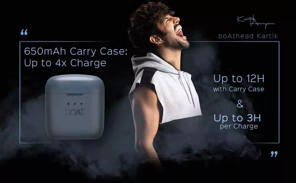 zopic boAt Airdopes 131 Truly Wireless Bluetooth in Ear Earbuds with Mic Earphones, TWS, Seamless User Experience, 12H Playtime, Charging Time: 2 Hours zopic