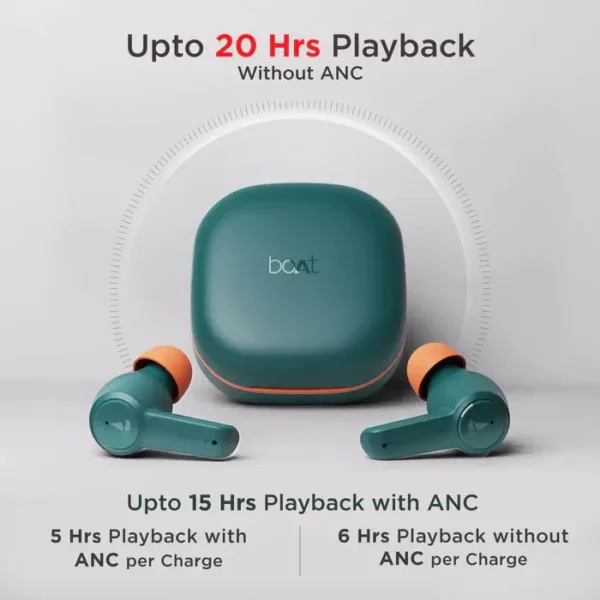zopic boAt Newly Launched Airdopes 413ANC True Wireless Earbuds with Hybrid ANC, 2*Mics ENx™ Tech, boAt Signature Sound, Touch Gesture, 20 Hours Playback, ASAP™ Charge & Ambient Mode zopic earphones
