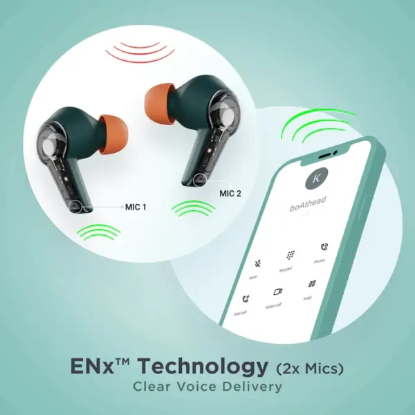 zopic boAt Newly Launched Airdopes 413ANC True Wireless Earbuds with Hybrid ANC, 2*Mics ENx™ Tech, boAt Signature Sound, Touch Gesture, 20 Hours Playback, ASAP™ Charge & Ambient Mode zopic earphones