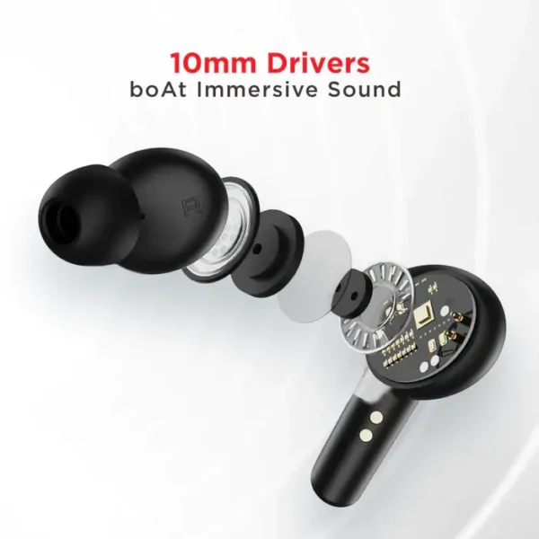 zopic boAt Newly Launched Airdopes 413ANC True Wireless Earbuds with Hybrid ANC, 2*Mics ENx™ Tech, boAt Signature Sound, Touch Gesture, 20 Hours Playback, ASAP™ Charge & Ambient Mode zopic earphones