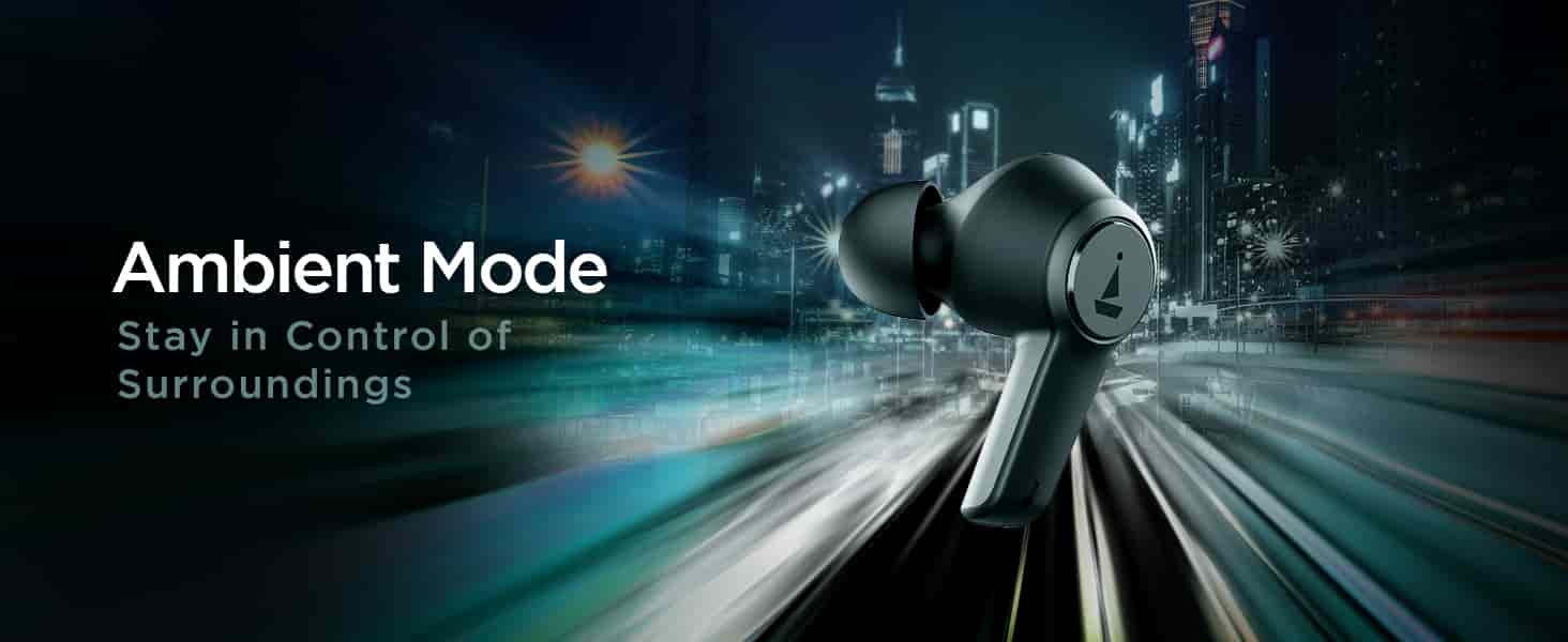 zopic boAt Newly Launched Airdopes 413ANC True Wireless Earbuds with Hybrid ANC, 2*Mics ENx™ Tech, boAt Signature Sound, Touch Gesture, 20 Hours Playback, ASAP™ Charge & Ambient Mode zopic earphones
