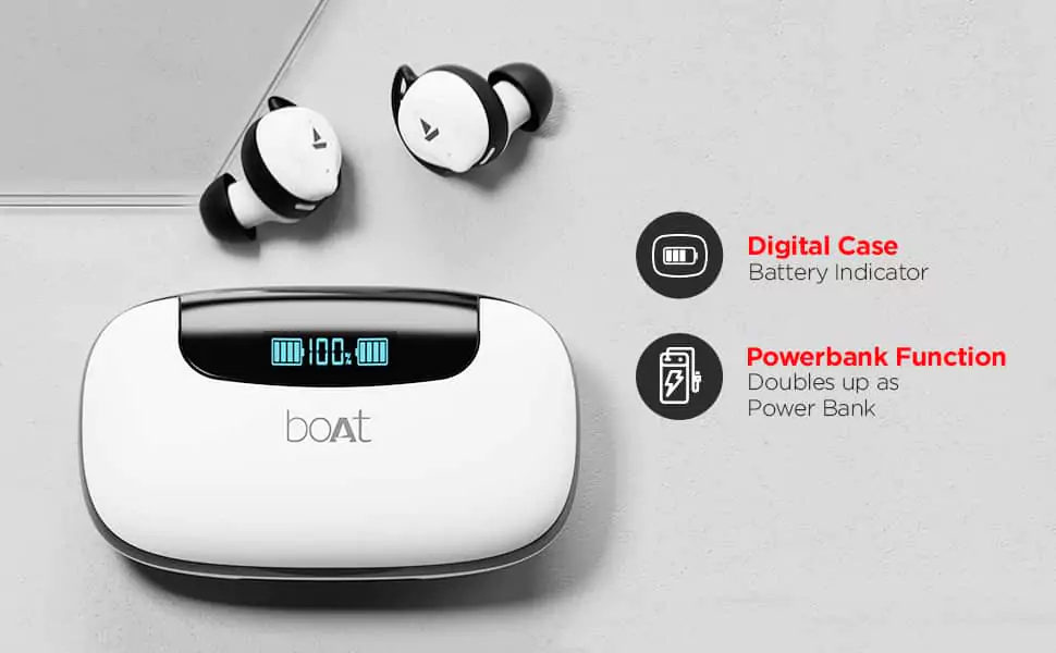 zopic Boat Airdopes 621 Bluetooth Earphones Truly Wireless in Ear Earbuds with Mic and Upto 150 Hours Playback, ASAP Charge, Case Indicator, Boat Signature Sound, Iwp Tech, Ipx7 & Smooth Touch Controls | zopic