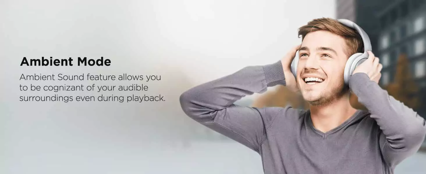 zopic boAt NIRVANAA 751ANC Hybrid Active Noise Cancelling Bluetooth Wireless Over Ear Headphones with Mic,with Up to 65H Playtime,ASAP Charge, Dual Compatibility,Carry Pouch