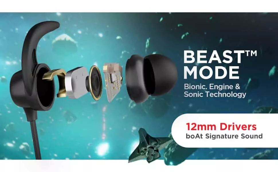 boAt Rockerz 255 Neo Bluetooth Wireless In Ear Earphones Neckband With Mic With Enx Tech, Magnetic Smartbuds Upto 25 Hours Playback Asap Charge Beast Mode With Dual Pairing 12Mm Drivers And Ipx6 | zopic