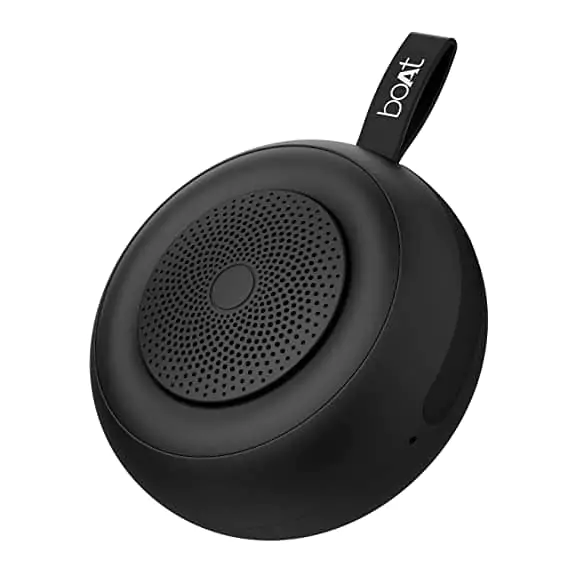 zopic boAt Stone 135 Portable Wireless Speaker with 5W RMS Immersive Sound, IPX4 Water Resistance, True Wireless Feature, Up to 11H Total Playtime, Multi-Connectivity Modes | zopic