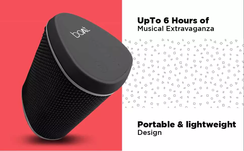 boAt Stone 170 5W Bluetooth Speaker with Upto 6 Hours Playback, TWS Feature, IPX6, Multifunction Buttons and SD Card Slot, IPX6, 1800mAh Battery | zopic.in zopic