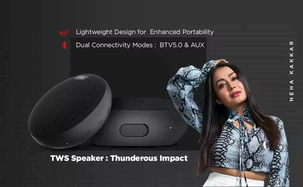 zopic boAt Stone 180 5W Bluetooth Speaker with Upto 10 Hours Playback, 1.75"(4.4 cm) Driver, IPX7 and TWS Feature, IPX7, 800mAh Battery, Bluetooth v5.0 | zopic