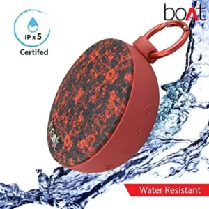 boAt Stone 260 Bluetooth Portable Wireless Speaker 4W with Upto 9 Hours Playback, IPX5 and Carabiner, Charging Time 2 hours, 1000mAh Battery, Bluetooth 4.1, Crystal Sound