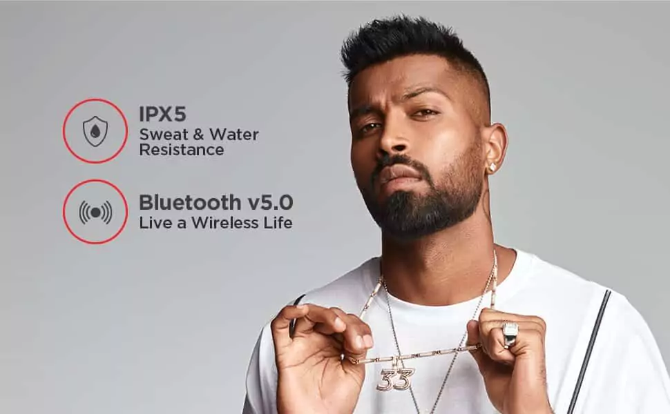 zopic boAt Rockerz 245 V2 Neckband Bluetooth Wireless in Ear Earphones with Upto 8 Hours Playback, 12mm Drivers, IPX5, Magnetic Eartips, Integrated Controls and Lightweight Design with Mic