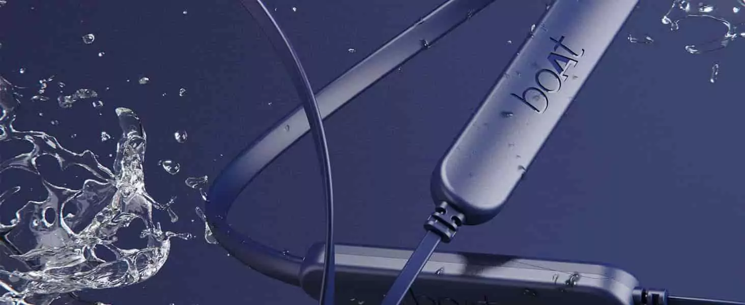 zopic boAt Rockerz 255 Pro+ V5.0 Bluetooth Wireless in Ear Neckband Earphones with Upto 40 Hours Playback, ASAP Charge, IPX7, Dual Pairing with Mic | zopic