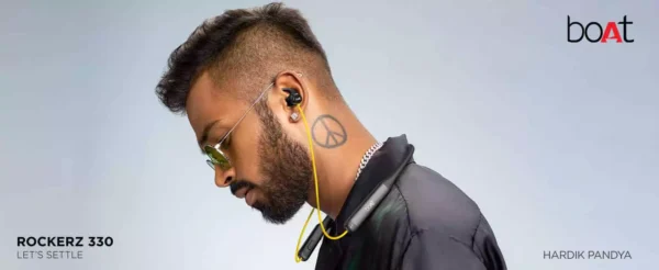 boAt Rockerz 330 Neckband Earphones with ASAP Charge, Enhanced Bass, Metal Control Board, IPX5, Type C Port Voice Assistant Bluetooth Wireless | zopic